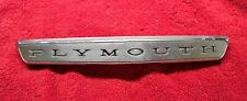 Genuine Chrysler Mopar 2583215 Plymouth Barracuda Nameplate Emblem 2