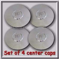 Set 4 Chrome Cadillac Eldorado Wheel Center Caps 1995-2002 Replica Hubcaps
