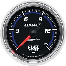 Auto Meter 6162 Cobalt 2-116 0-15 Psi Full Sweep Electric Fuel Pressure Gauge