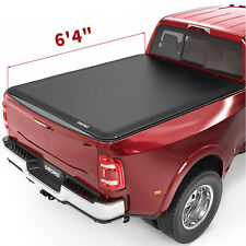 Oedro 6.4ft Tonneau Cover Roll Up For 2003-2024 Dodge Ram 1500 Classic 2500 3500