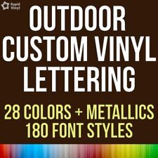 Custom Vinyl Lettering Outdoor Decal Car Truck Boat Rv Door Window Glass Sticky