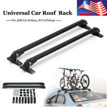 Universal Car Top Roof Rack Cross Bar 39.3 Luggage Carrier Aluminum W Lock