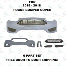 For Ford Focus 2015 2016 2017 2018 Front Bumper With Grill And Fog Covers