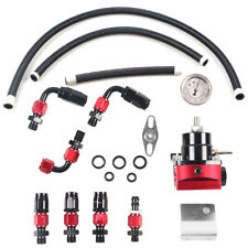 Adjustable Fuel Pressure Regulator Kit Fpr With An6 Hose Fittings 100psi Gauge
