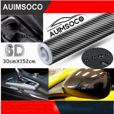 Accessories 6d Carbon Fiber Vinyl Film Car Interior Wrap Stickers For Mitsubishi