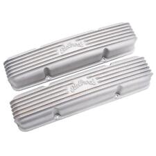 Edelbrock 41459 Classic Small Block Fits Chevy Valve Cover Satin
