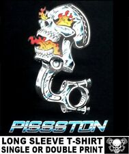 Old School Muscle Hot Rod Outlaw Gasser Drag Car Blower Skull Piston T-shirt 22