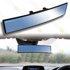 Universal Convex 360mm Wide Broadway Blue Tint Interior Clip On Rear View Mirror