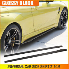 For Universal Car Side Skirt Extension Rocker Panel Body Kit Lip Splitters 84.6