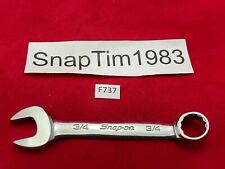 Snap-on Tools Oex240b 34 12-point Sae Flank Drive Short Combination Wrench 7