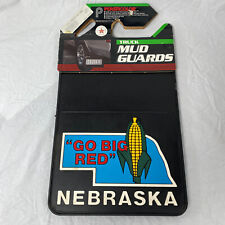 2 Nos Vintage 80s Go Big Red Nebraska Huskers Corn Mud Flaps Splash Guard Usa
