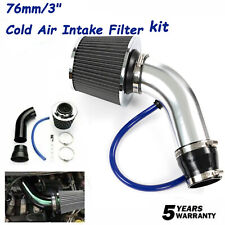 3 Car Cold Air Intake Filter Alumimum Induction Pipe Hose Kit For Honda Civic