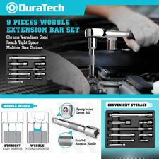 Duratech Wobble Extension Bar Set 9pc 14 38 12 Dr Socket Extension Bar Set