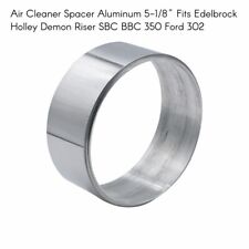 2 Air Cleaner Spacer Aluminum 5-18 Fit Edelbrock Holley Riser Sbc Bbc 302 350