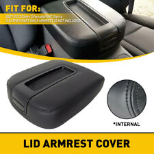 Leather Lid Console Armrest Fit 07-14 Cover For Tahoe Suburban Yukon Silverado