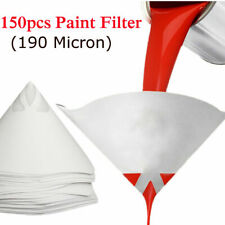 150pcs Filters Purifying Cup 190 Micron Nylon Conical Paper Mesh Paint Strainers