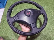 Jdm Honda Integra Dc2 Type R Steering Wheel Momo Rewrap Leather Yellow Stitch