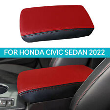 Car Armrest Microfiber Leather Pad Cover Parts Fit For Honda Civic Sedan 2022