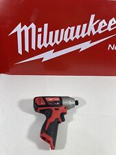 Milwaukee 2462-20 M12 Li-ion 14 Cordless Hex Impact Driver Tool