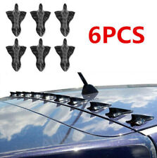  Shark Fin Diffuser Vortex Generator Carbon Fiber For Car Roof Spoiler Bumper