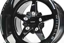 Vms Black Drag 5 Spoke V-star Rim Wheel 15x10 5x114.3 0 Et 5x4.5 5.5 Bs