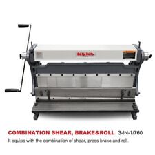 Kaka 3-in-130 30-in Sheet Metal Brake 3-in-1 Shear Brake Roll Combinations