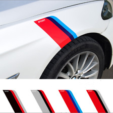 One Pair Sport Stripe Decals Stickers Auto Racing Car Universal Hash Side Fender