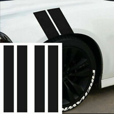 Black Car Hood Fender Stripes Decal Sticker For Dodge Challenger Charger Durango