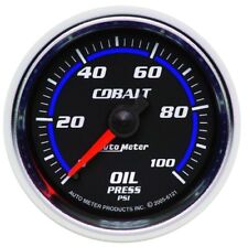 Auto Meter 6121 2-116 Cobalt Mechanical Oil Pressure Gauge 0-100 Psi