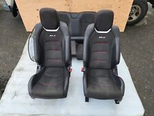 19 Chevrolet Camaro Zl1 1le Oem Front Rear Power Seats Black Leather Suede 18-23