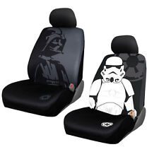 New Disney Star Wars Storm Trooper Darth Vader Car Truck 2 Front Seat Covers Set