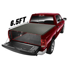 Soft Roll Up Tonneau Cover For 2007-2013 Chevy Silverado Gmc Sierra 6.5ft Bed
