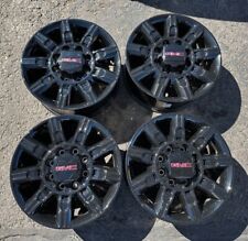Oem 20 Gmc 2500 Gloss Black Factory Wheels Rims Set 84830458
