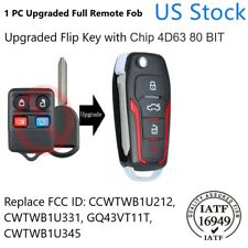 Upgraded Flip Remote Key Fob 315mhz 4d63 Cwtwb1u331 For 2004-2014 Ford F150 F250