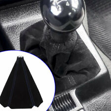 Universal Car Shift Knob Shifter Boot Cover Diy Black Leather Mtat Sport