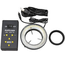 Amscope 64 Led Lighting-direction-adjustable Microscope Ring Light Adapter