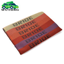 Orange Jdm Bride Fabric Cloth For Car Seat Panel Armrest Decoration Diy 1m1.6m