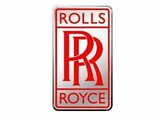 Vintage Rolls Royce Silver Red Color Car Radiator Small Rr Logo Emblem