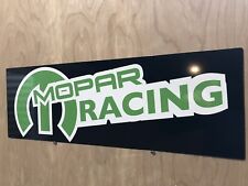 Mopar Green Racing Dodge Plymouth Retro Reproduction Garage Sign