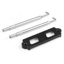 Black Battery Tie Down Kit Hold Down Rod With Tray Hooks For Honda Civic Integra