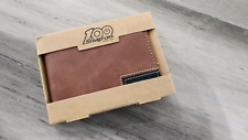 Snap-on Tools 100th Anniversary Brown Wallet With Money Clip - New In Box Brown