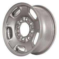 08095 Oem Used 17x7.5 Silver Steel Wheel Fits 2011-2022 Silverado 2500 Hd