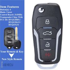 Upgraded Flip Remote Key Fob For Toyota 2003-2009 4runner 2003-2008 Sequoia