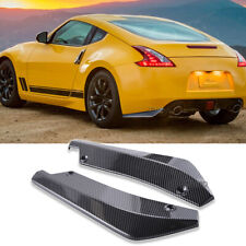Rear Bumper Lip Diffuser Splitter Canards Spoiler Carbon For Nissan 350z 370z