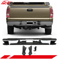 Complete Chrome Rear Complete Bumper Cover Replacement For Chevy Sliverado 99-07
