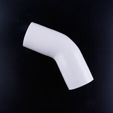 102mm 4 Inch 45 Degree Elbow Silicone Hose Turbo Intake Intercooler Pipe White