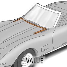 Weatherstrip For 1963-82 C2c3 Corvette Hood Ledge - Value Line Car Seal