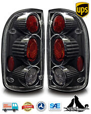For 2001 2002 2003 2004 Toyota Tacoma Tail Lights Lamp Altezza Style Black Clear