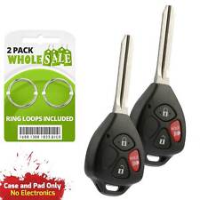 2 Replacement For 2007 2008 2009 2010 Toyota Yaris Key Fob Remote Shell Case