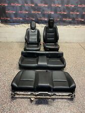 2013 Chevrolet Camaro Ss Oem Coupe Black Leather Front Rear Seats -damage-